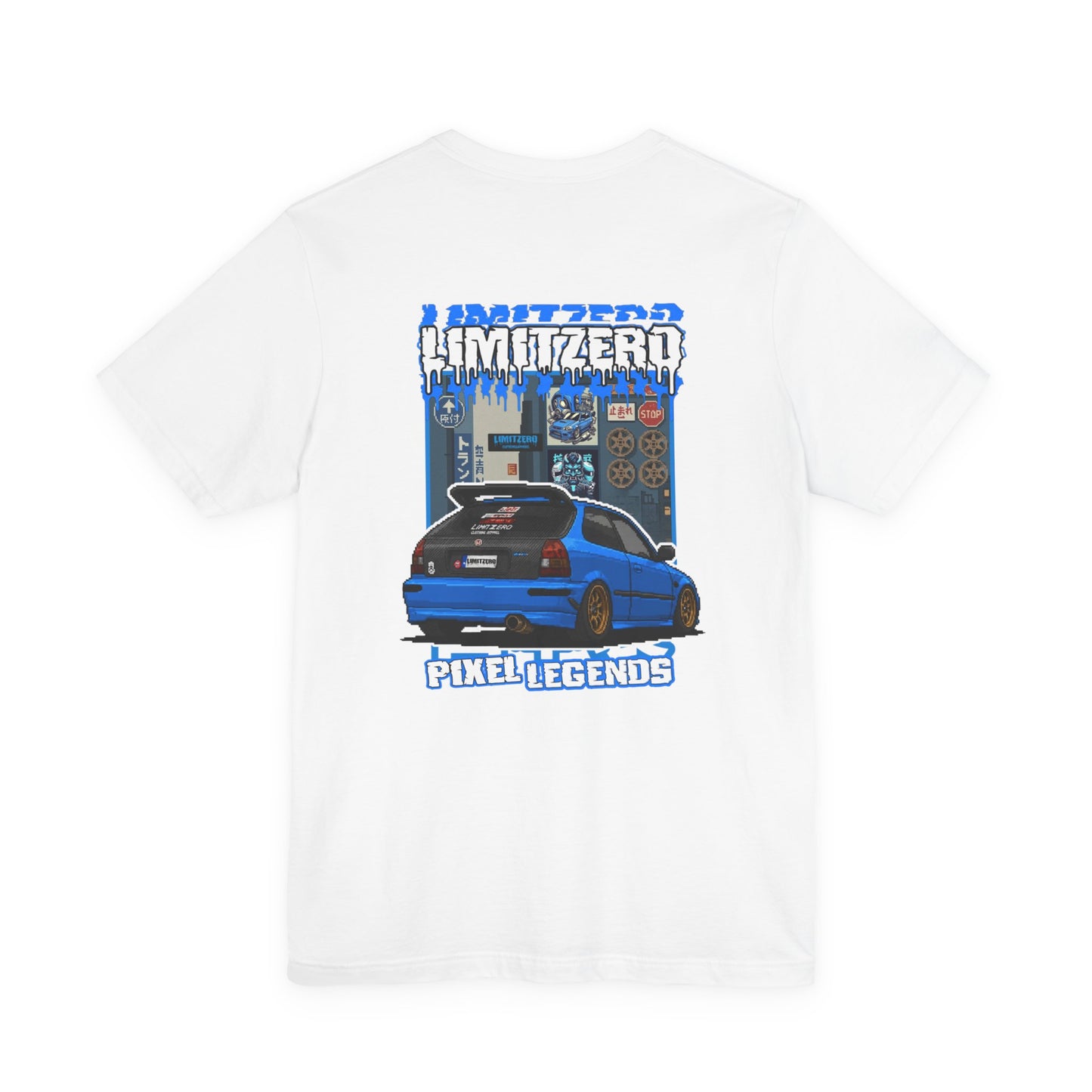 LimitZero EK4 Pixel Garage Unisex T (US MARKET)