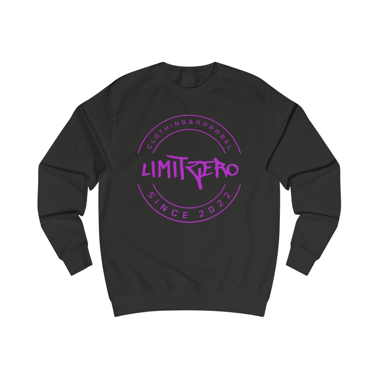 LimitZero Black/Purple Unisex Sweatshirt