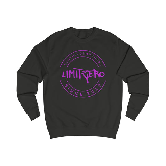 LimitZero Black/Purple Unisex Sweatshirt