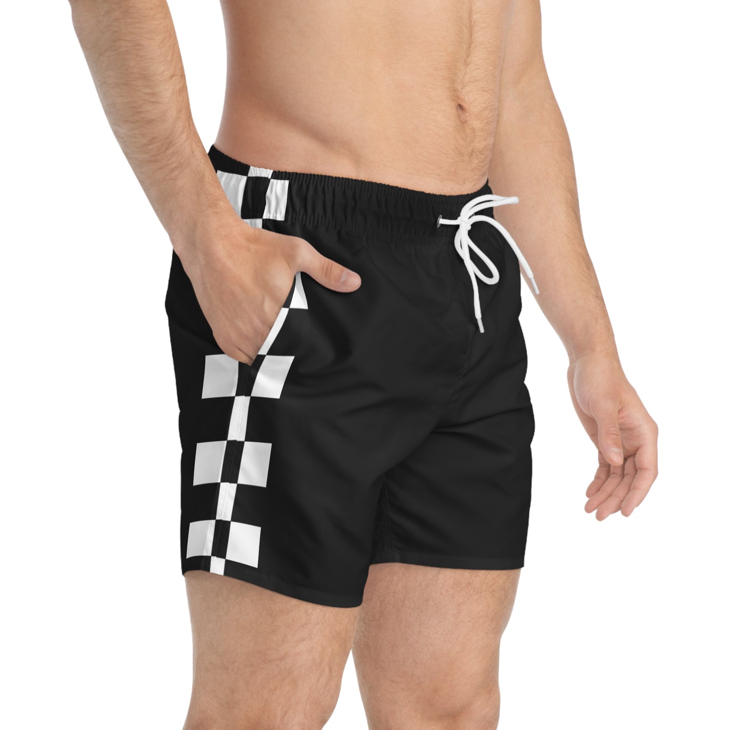 LimitZero checkered flag Surf Shorts