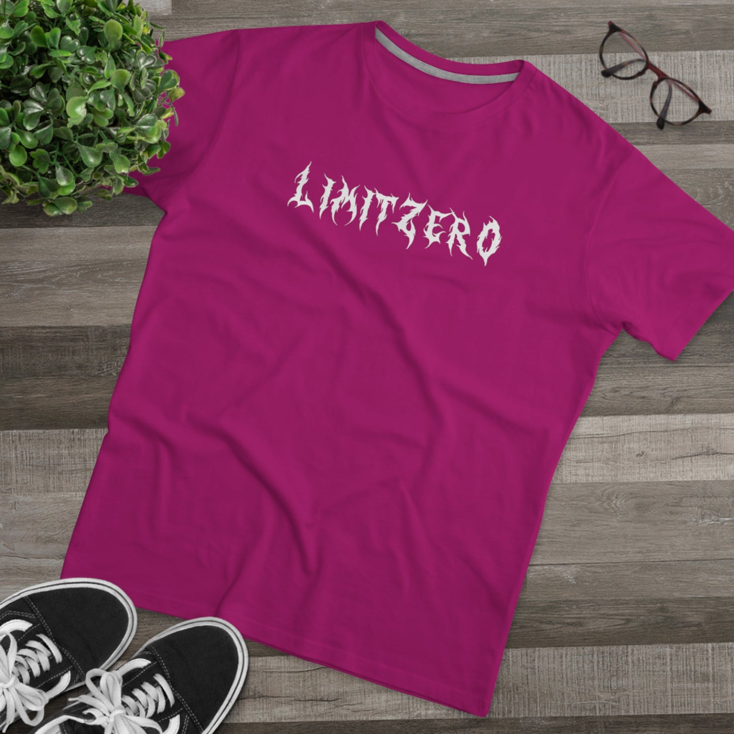 LimitZero Gothic Logo Pink Tee