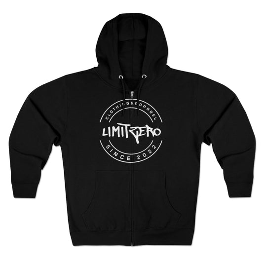 LimitZero Logo V3 Unisex Zip Hoodie (DTG)