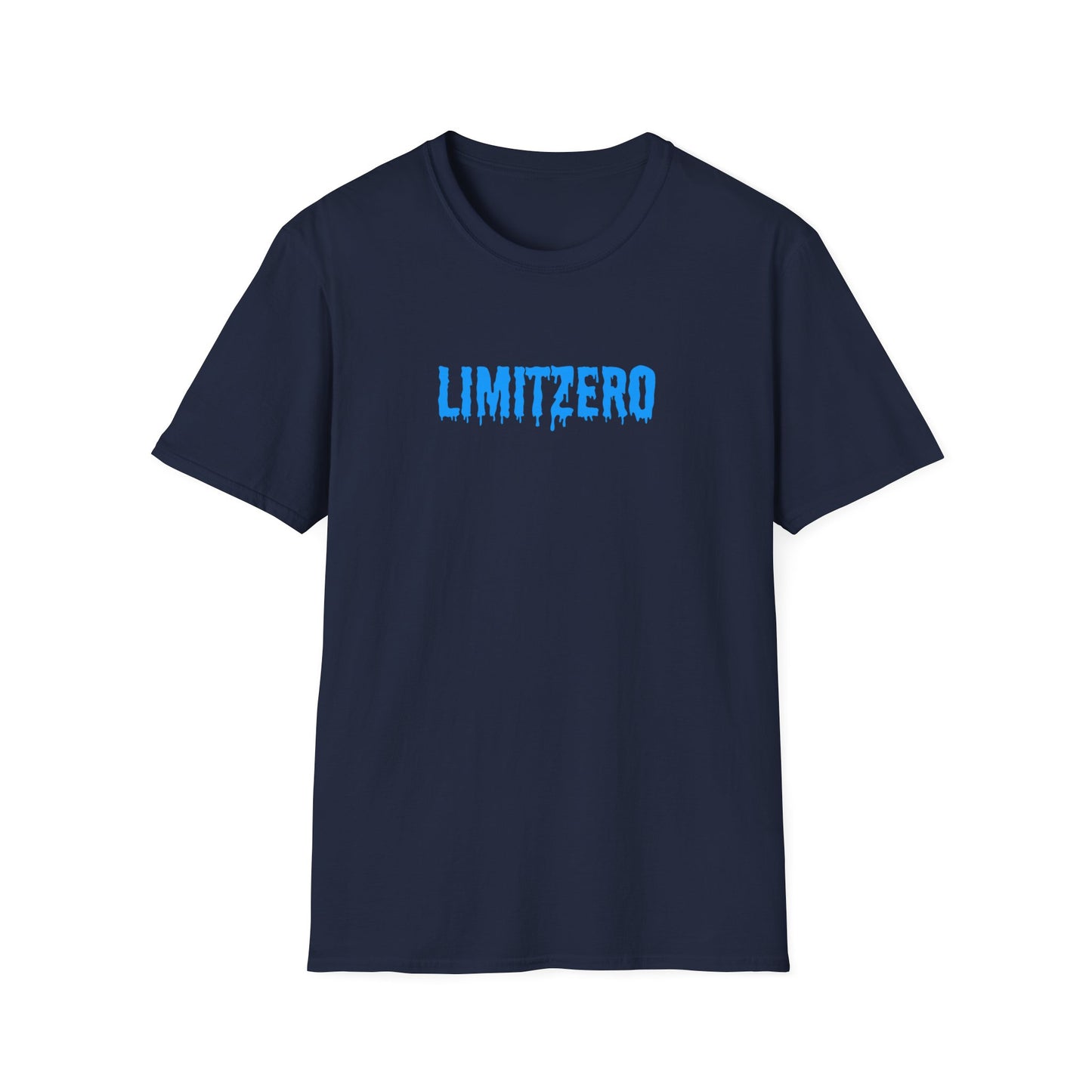 LimitZero Front Blue Cr33p Drip Logo Tee