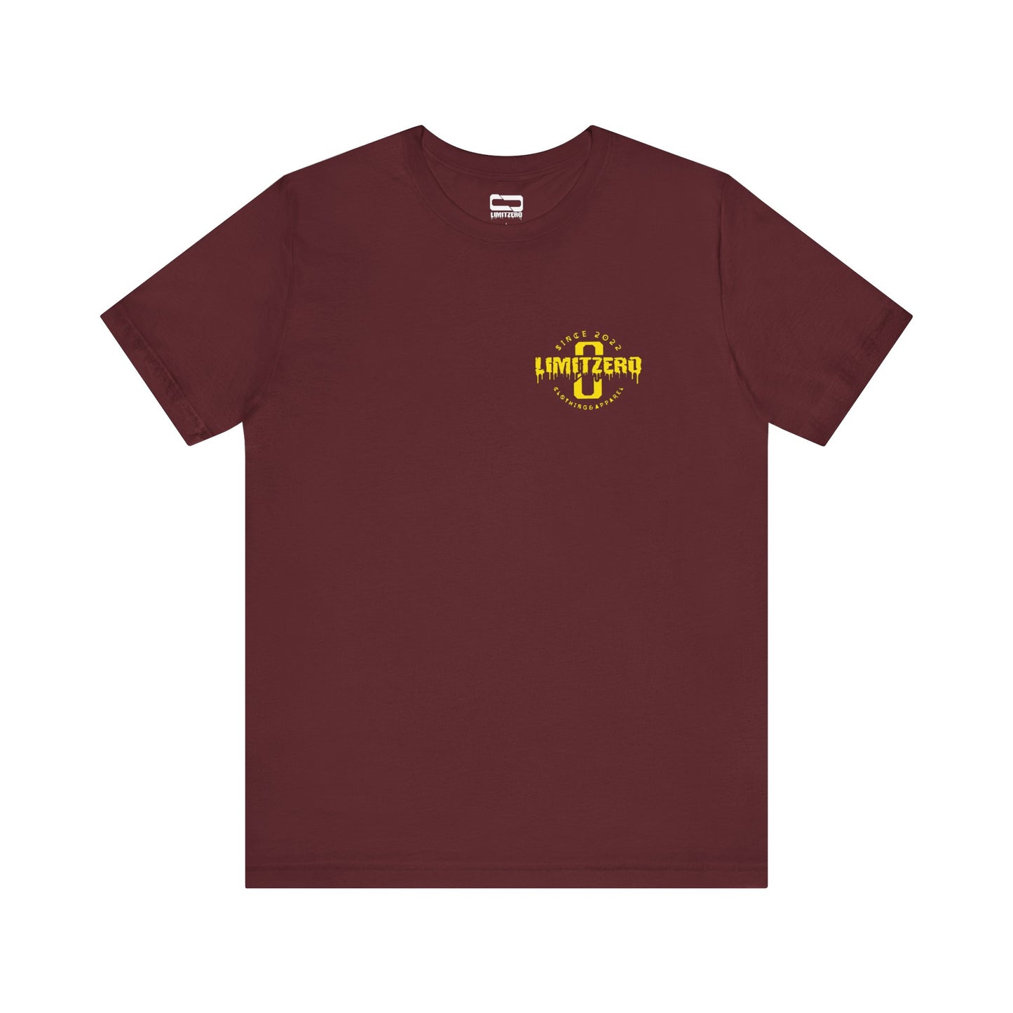 LimitZero Maroon-White-JS Unisex Tee (US Market)