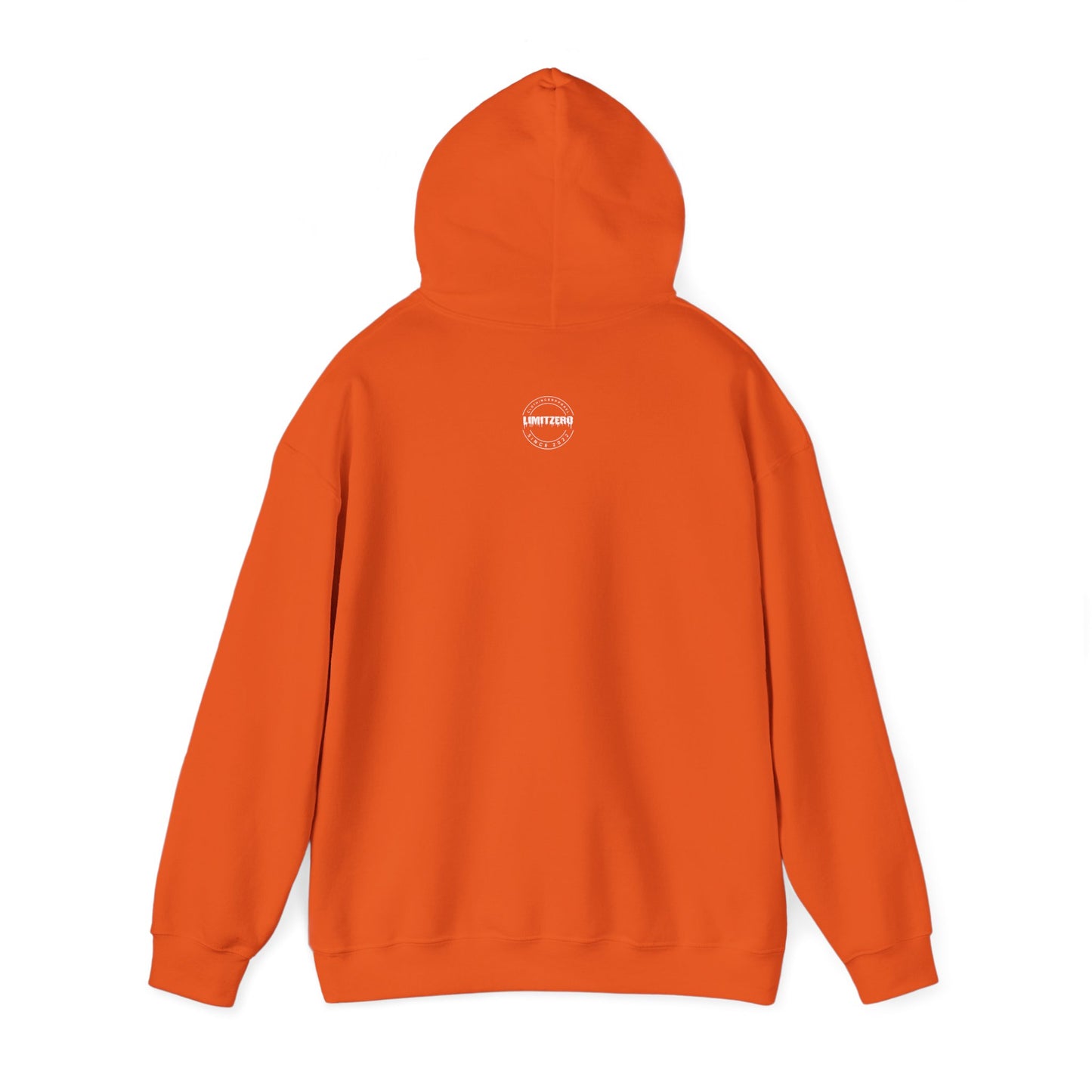 LimitZero Orange New Era Br0k3n Glitch Unisex Heavy Blend™ Hoodie