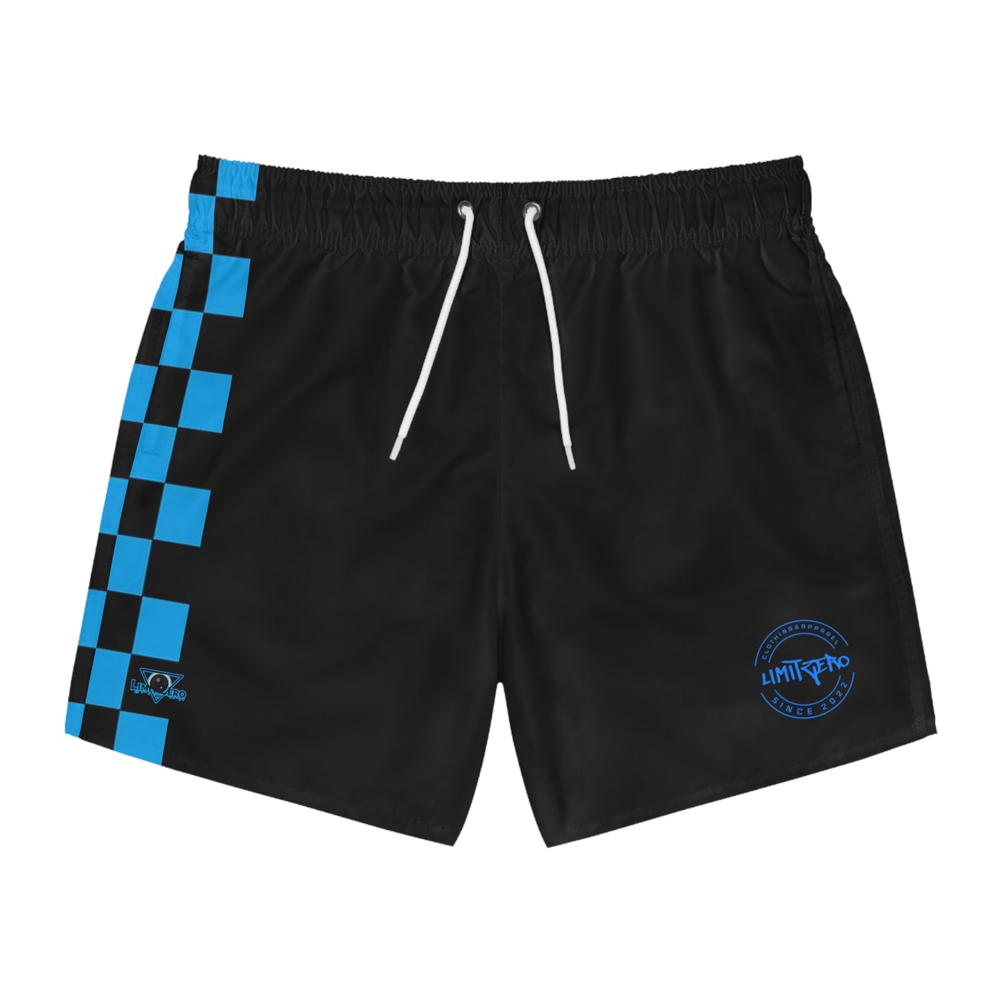 LimitZero Blue checkered Surf Shorts V2