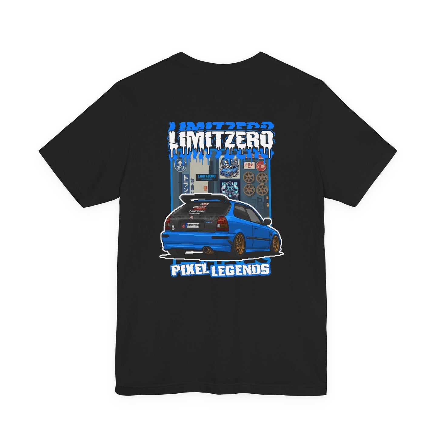 LimitZero EK4 Pixel Garage Unisex T (US MARKET)
