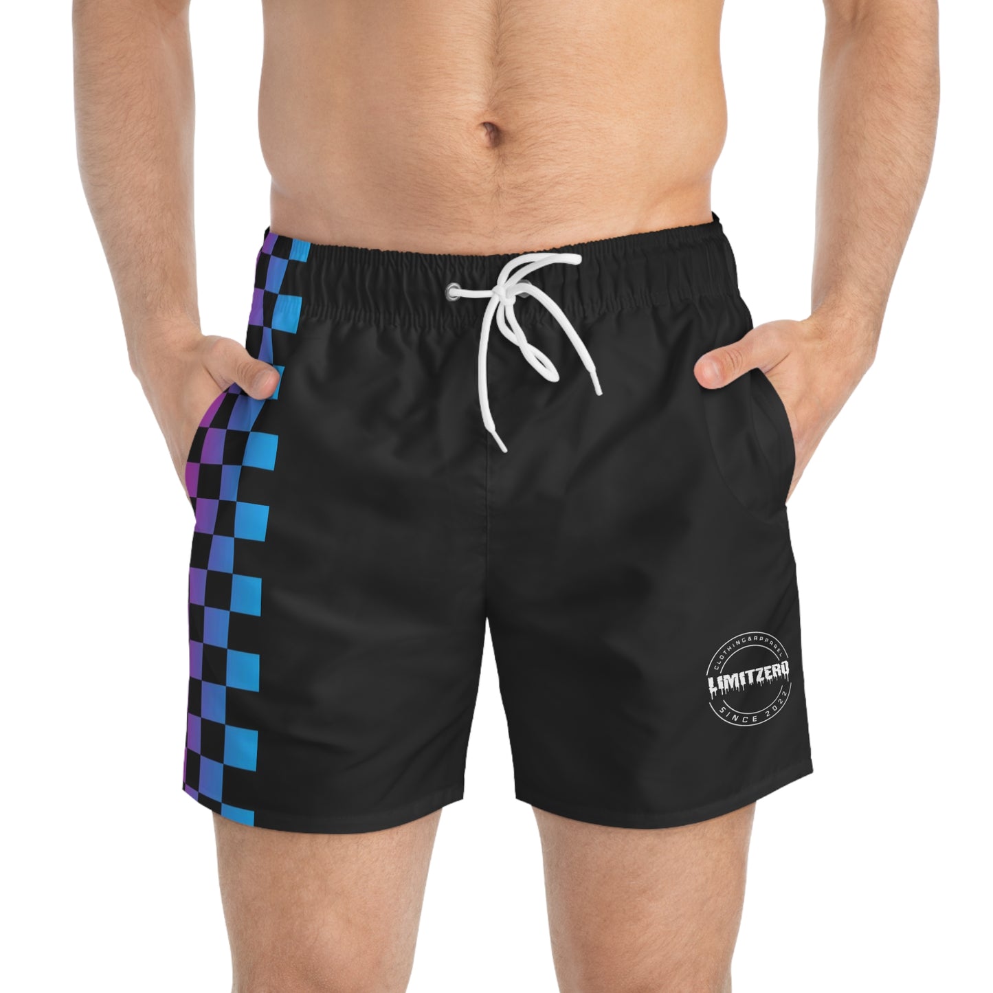 LimitZero 2 tone checkered Surf Shorts