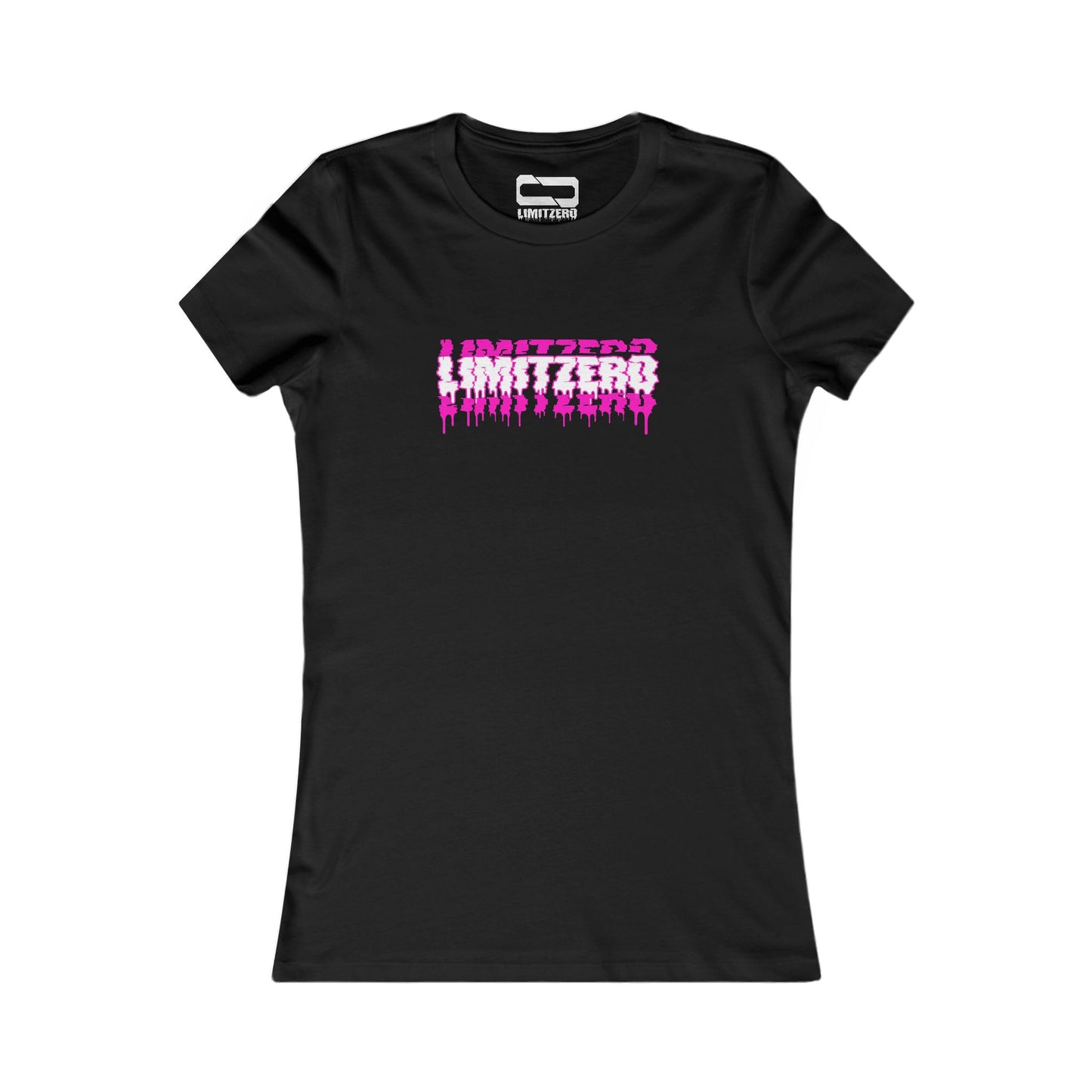 LimitZero New Era Ultra Pink Drip Logo Women Tee