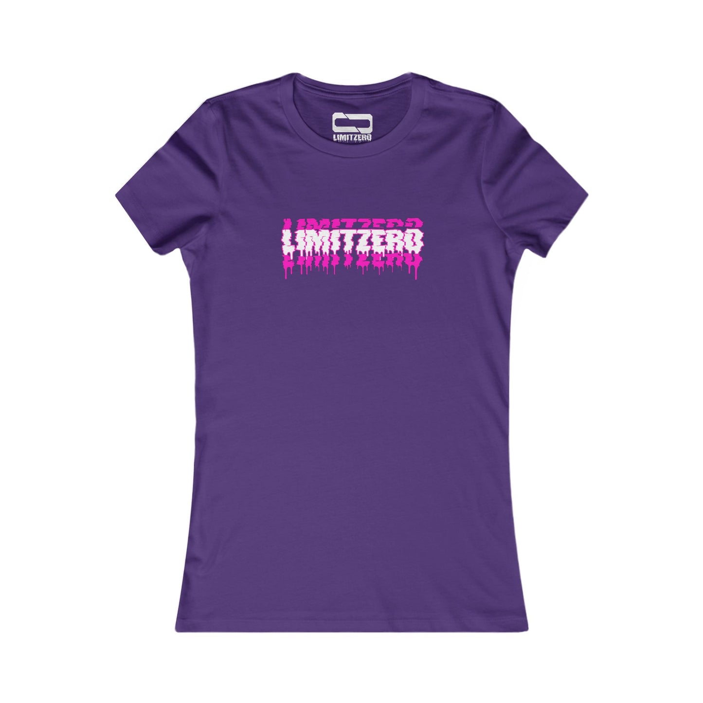 LimitZero New Era Ultra Pink Drip Logo Women Tee