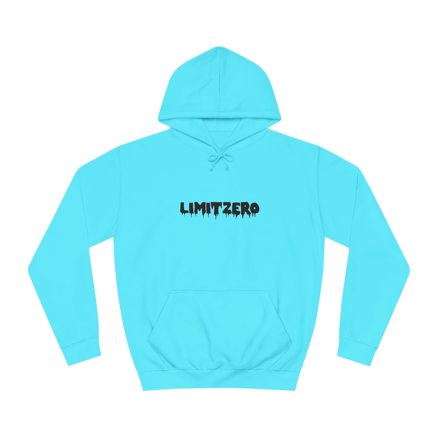 LimitZero Black Drip Logo Hoodie