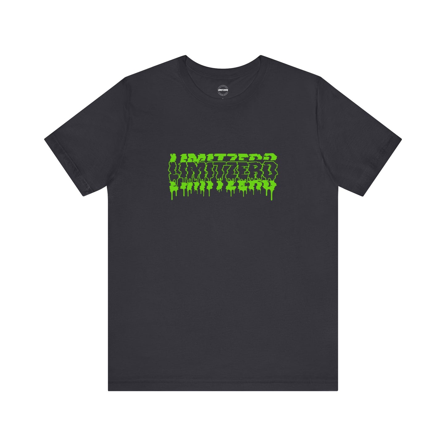 LimitZero Front New Era Glitch all-Green Logo Unisex Tee
