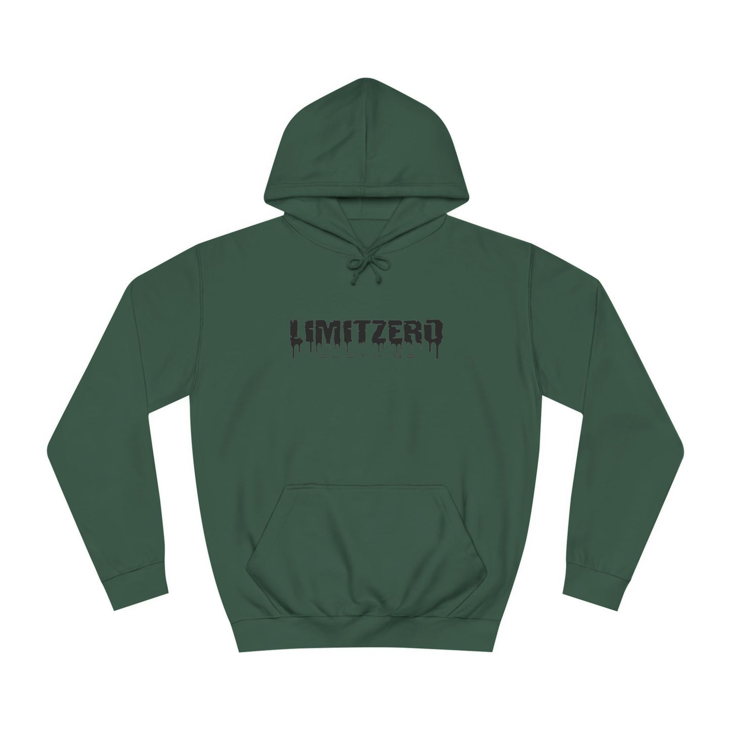 LimitZero New Era Front Curved Drip Logo Unisex Hoodie