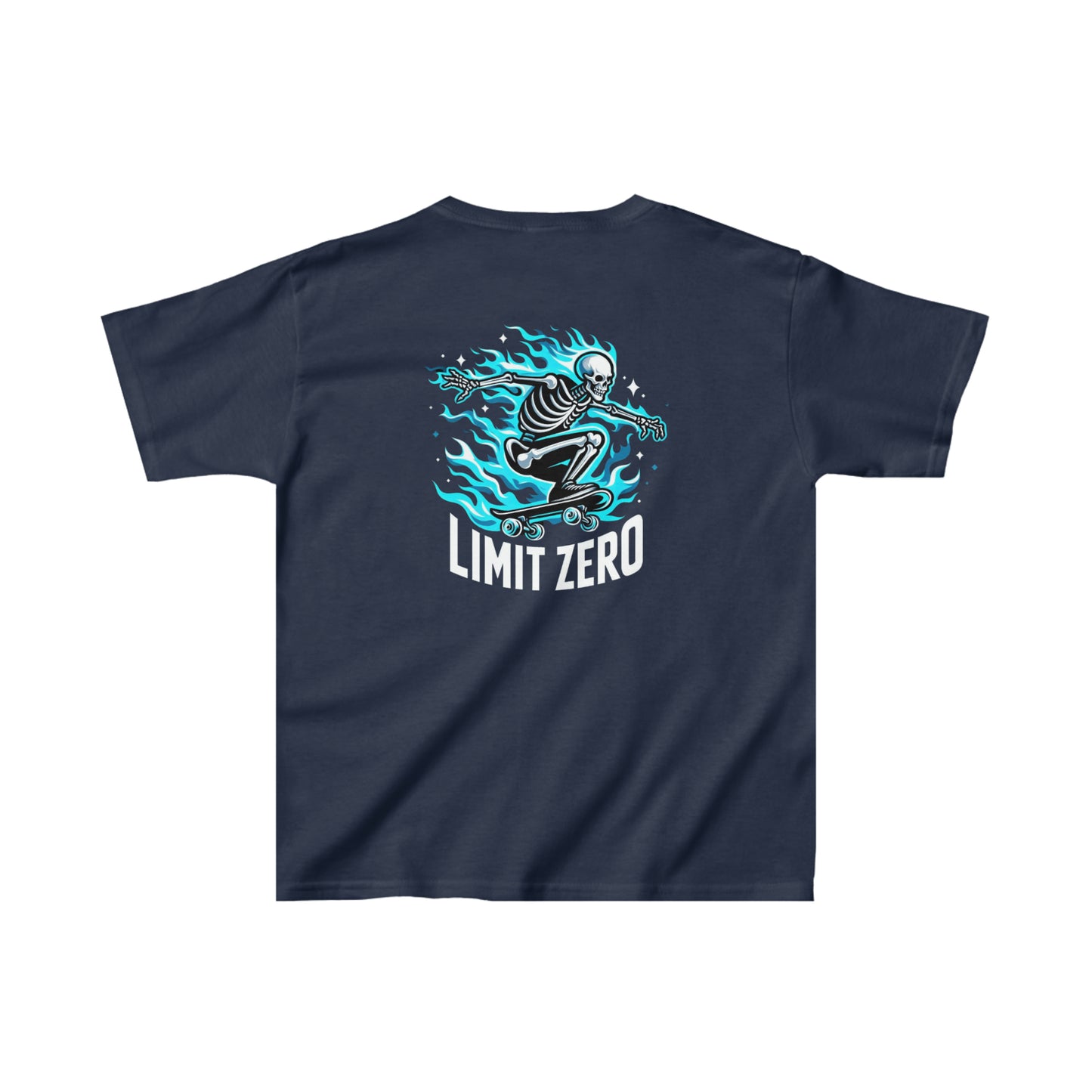 LimitZero Kids Skate on fire Heavy Cotton™ T