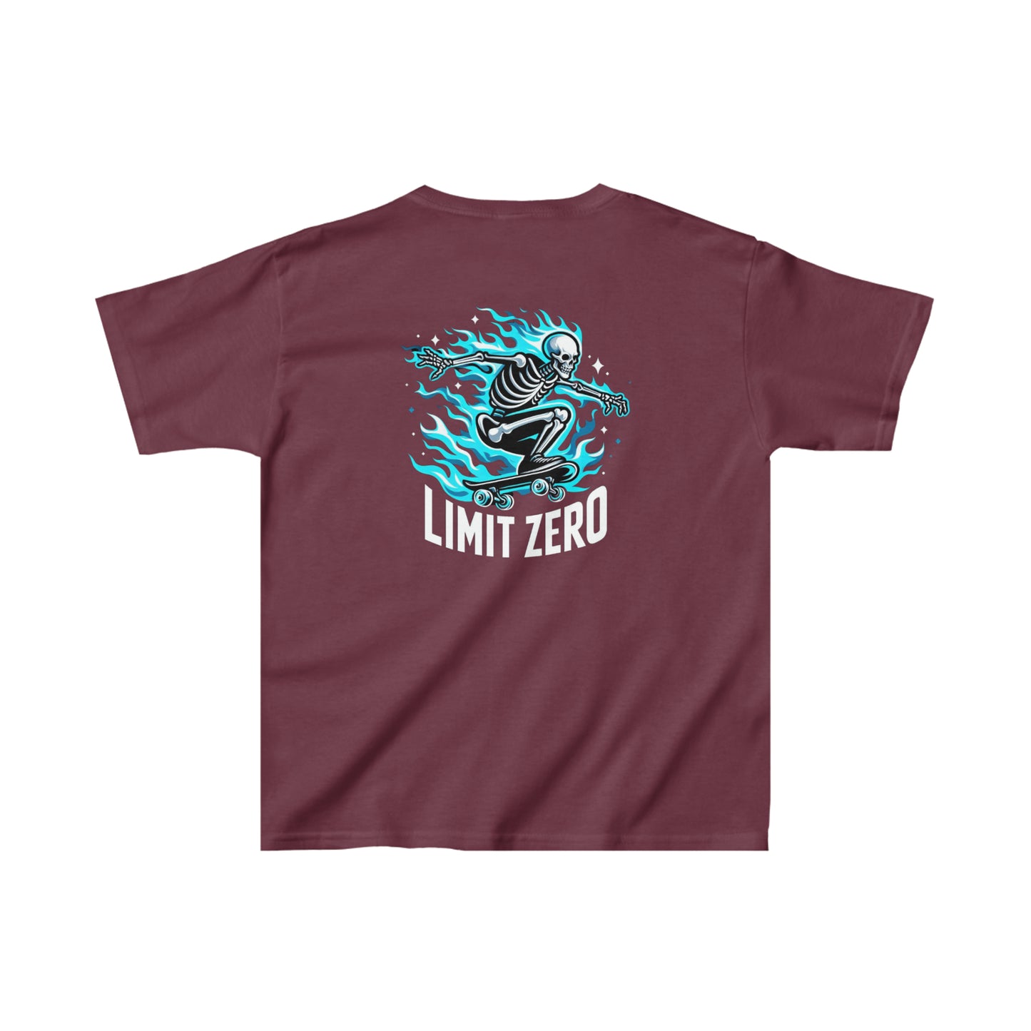 LimitZero Kids Skate on fire Heavy Cotton™ T