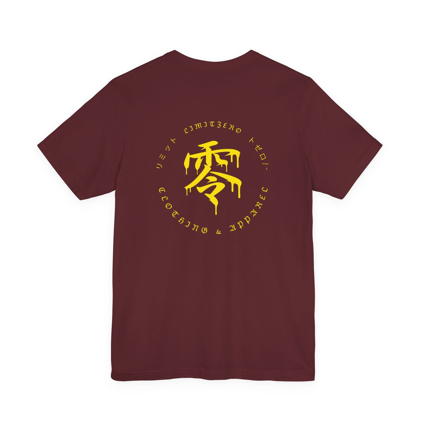 LimitZero Maroon-White-JS Unisex Tee (US Market)