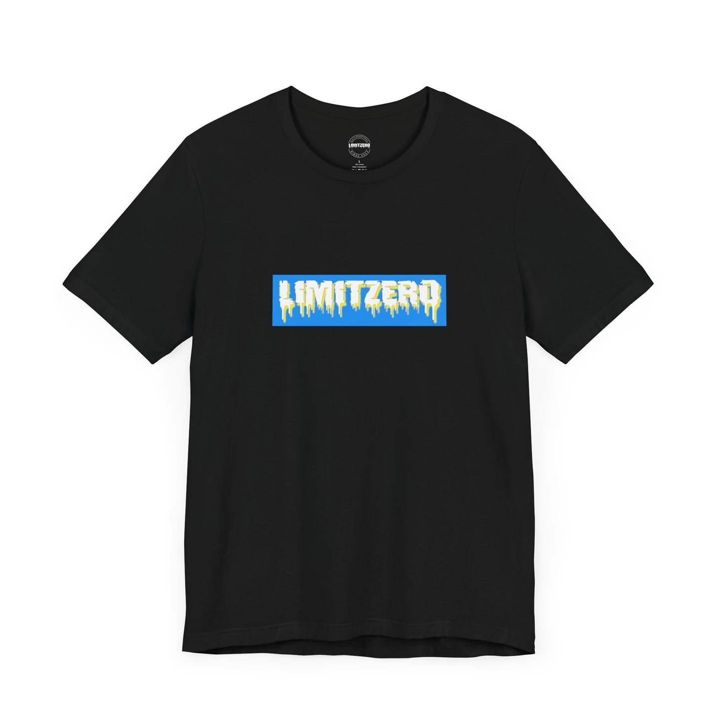 LimitZero Front Golden-Inverted New Era Drip Logo Tee