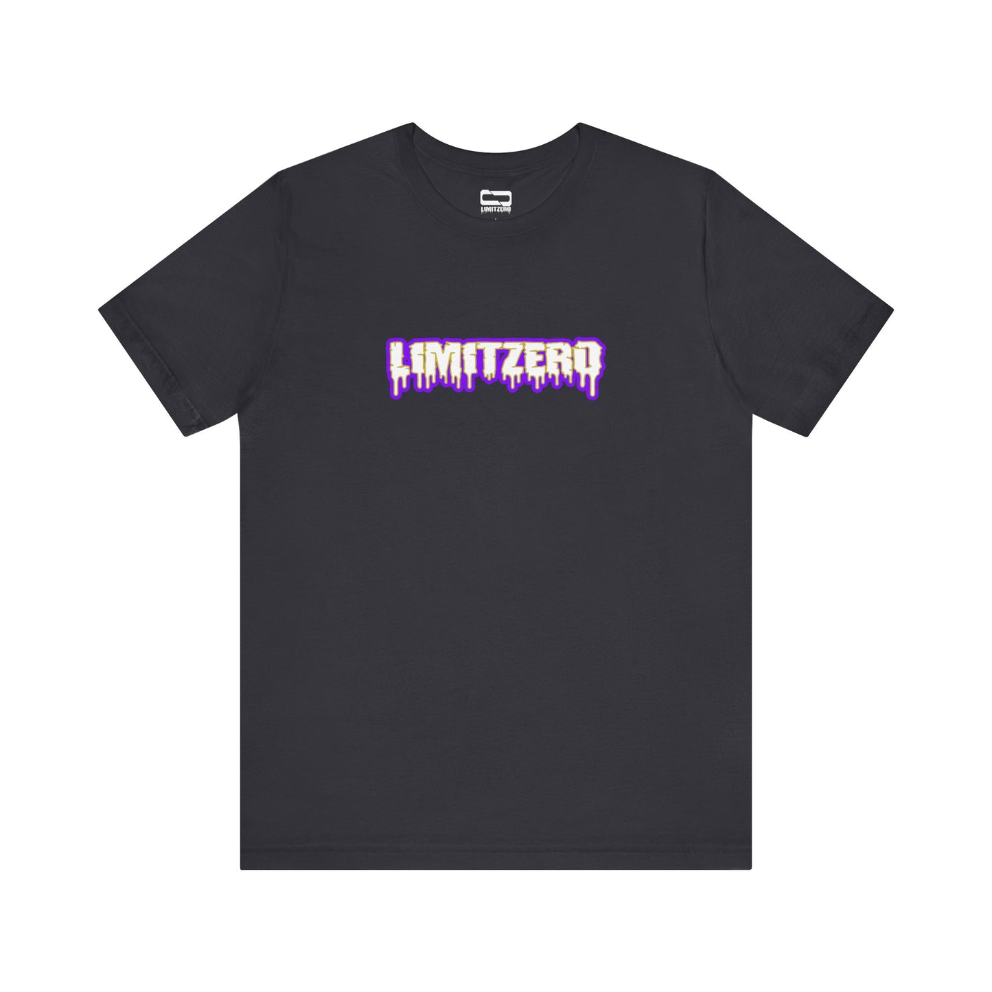 LimitZero Front New Era Purple&Gold Drip Logo Tee
