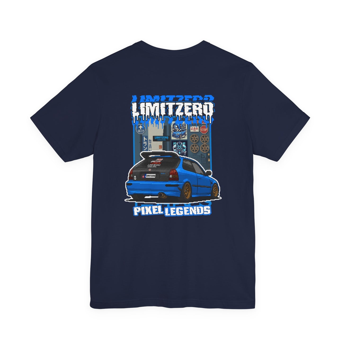 LimitZero EK4 Pixel Garage Unisex T (US MARKET)