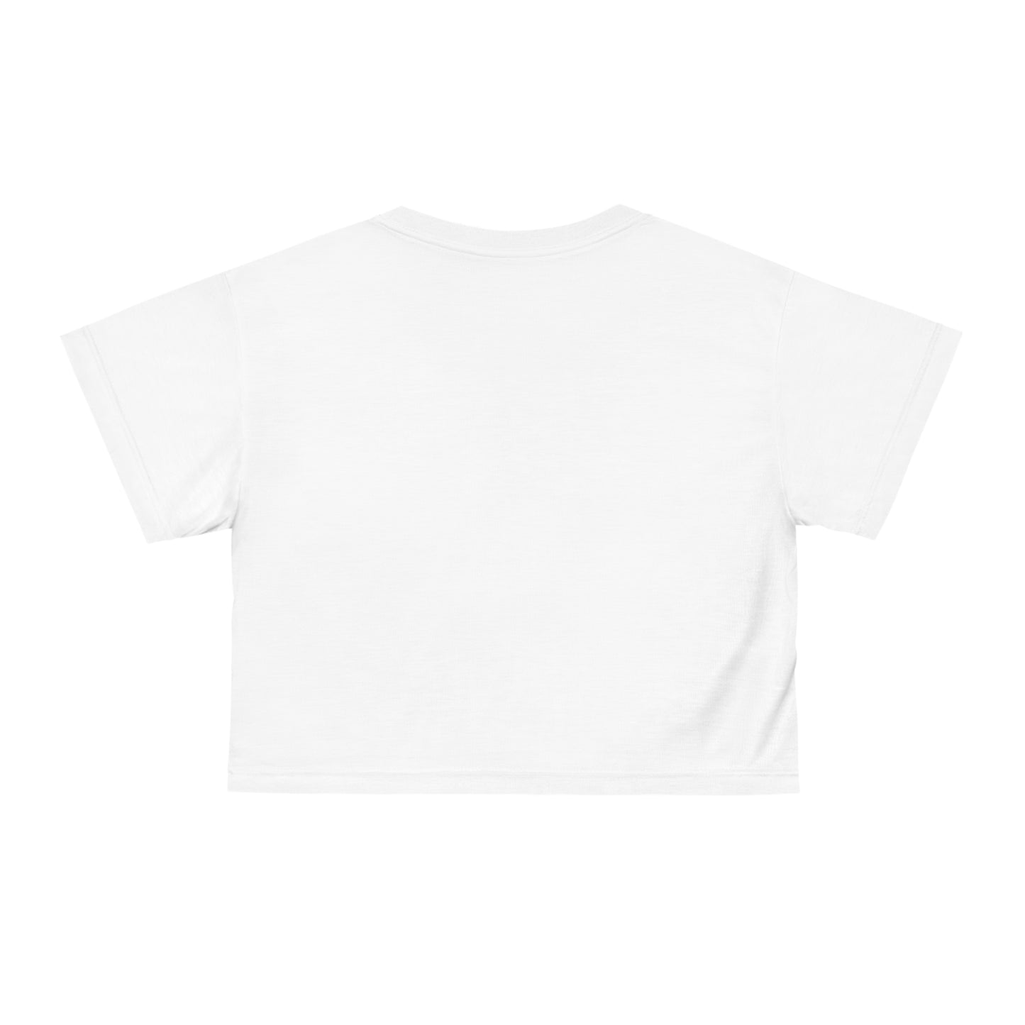 LimitZero Women`s White Plain Crop Tee (DTG)