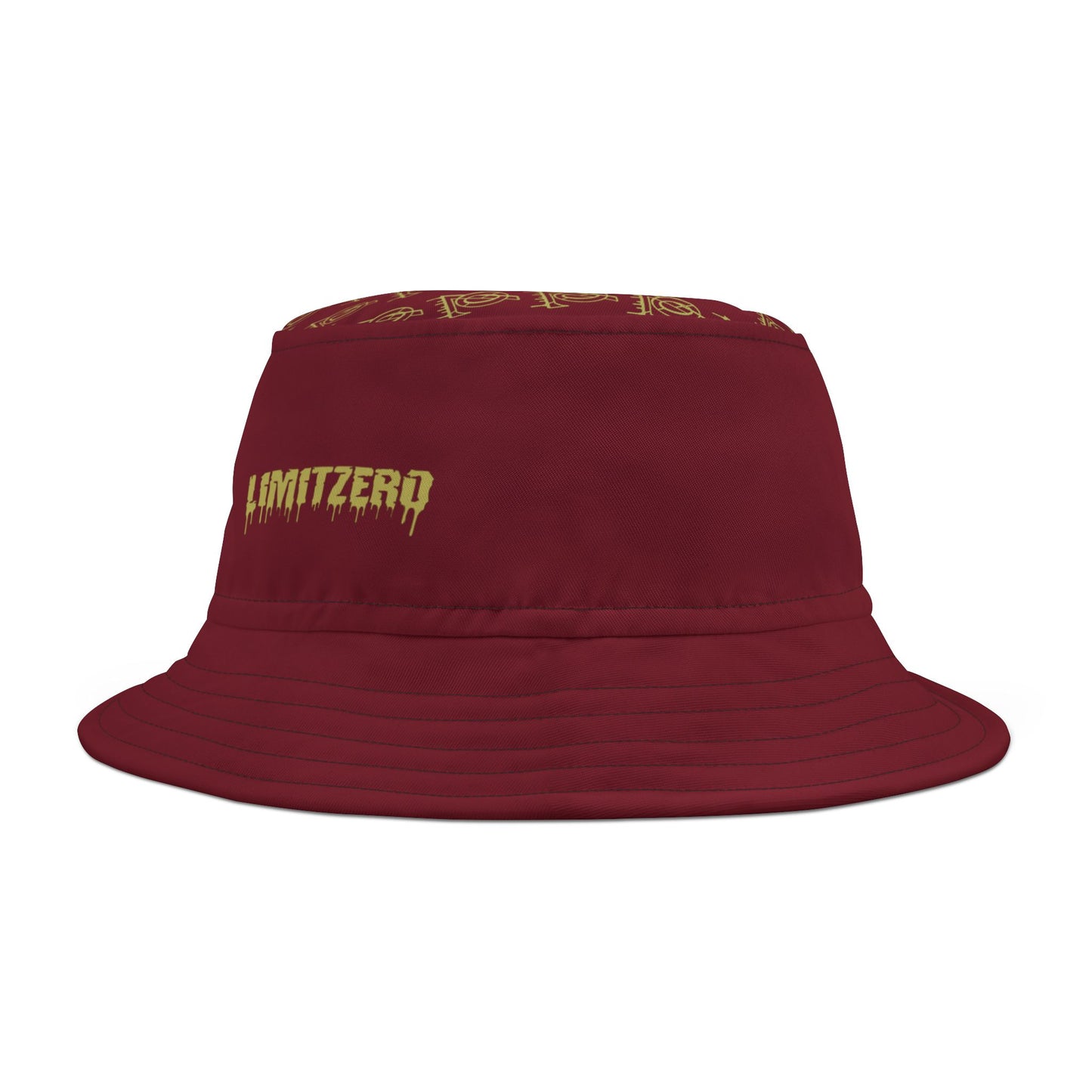 LimitZero Maroon L0 Bucket Hat