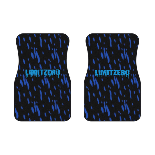 LimitZero Ultra Blue Confetti Car Mats (2x Front)