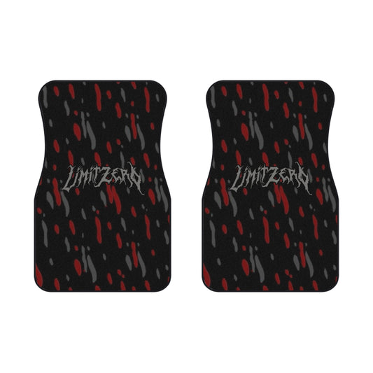 LimitZero Maroon V2 Confetti Car Mats (2x Front)