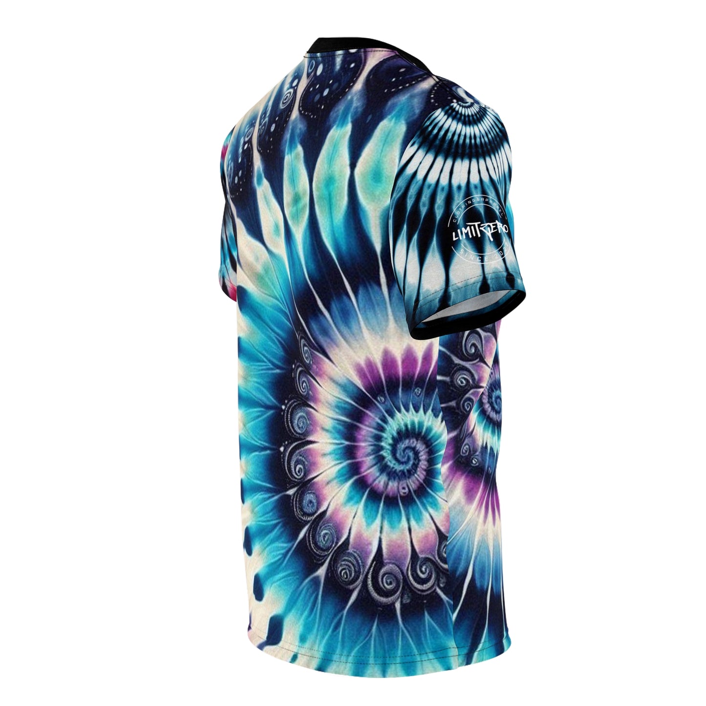 LimitZero LimitedEdition Unisex Tri X-Ray Tie Dye Cut & Sew Tee