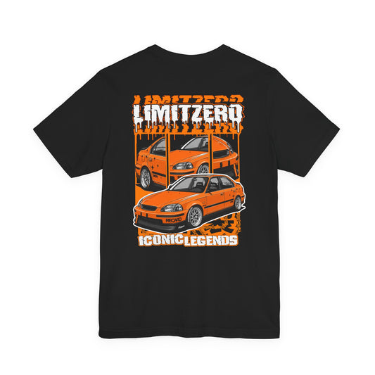 LimitZero Orange EK Sedan Unisex T