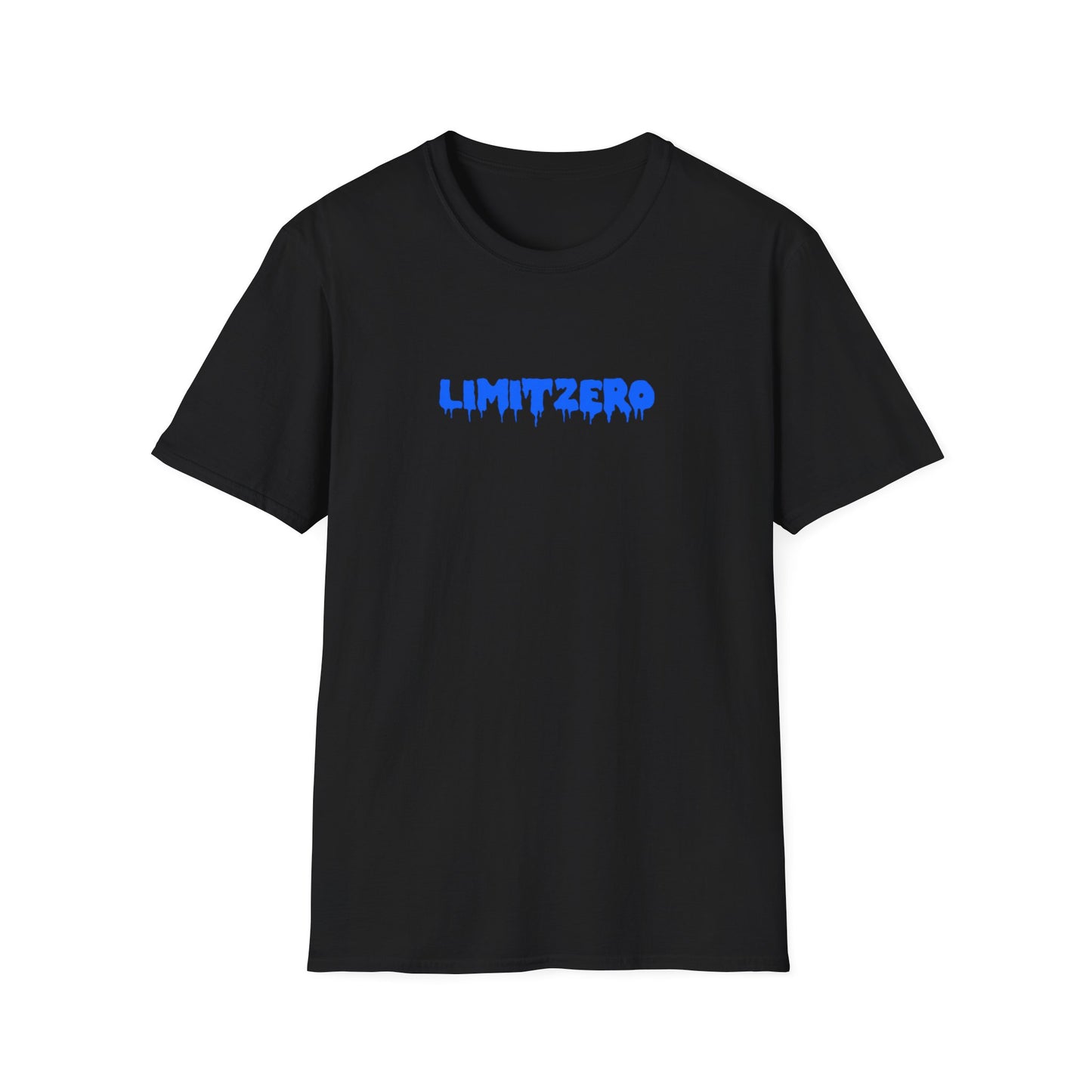 LimitZero Front Blue Drip Logo Tee