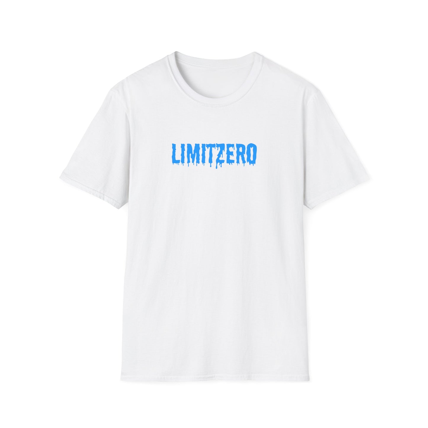 LimitZero Front Blue Cr33p Drip Logo Tee