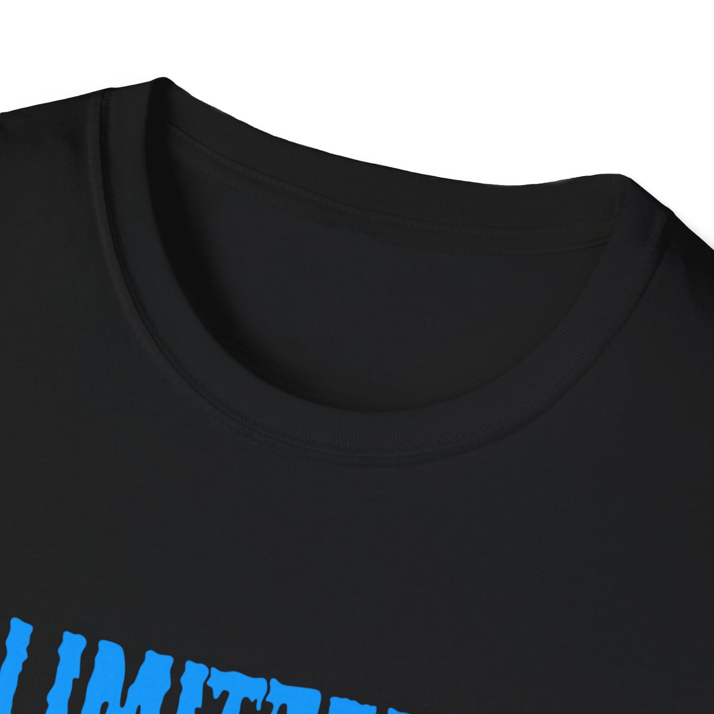 LimitZero Front Blue Cr33p Drip Logo Tee