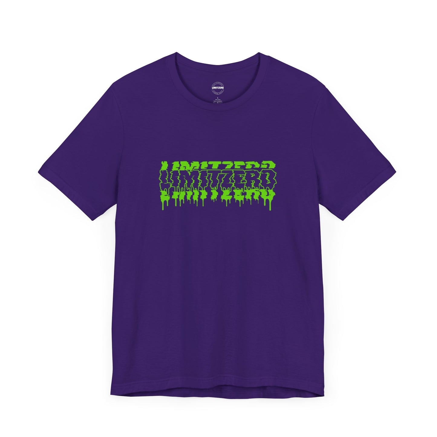 LimitZero Front New Era Glitch all-Green Logo Unisex Tee