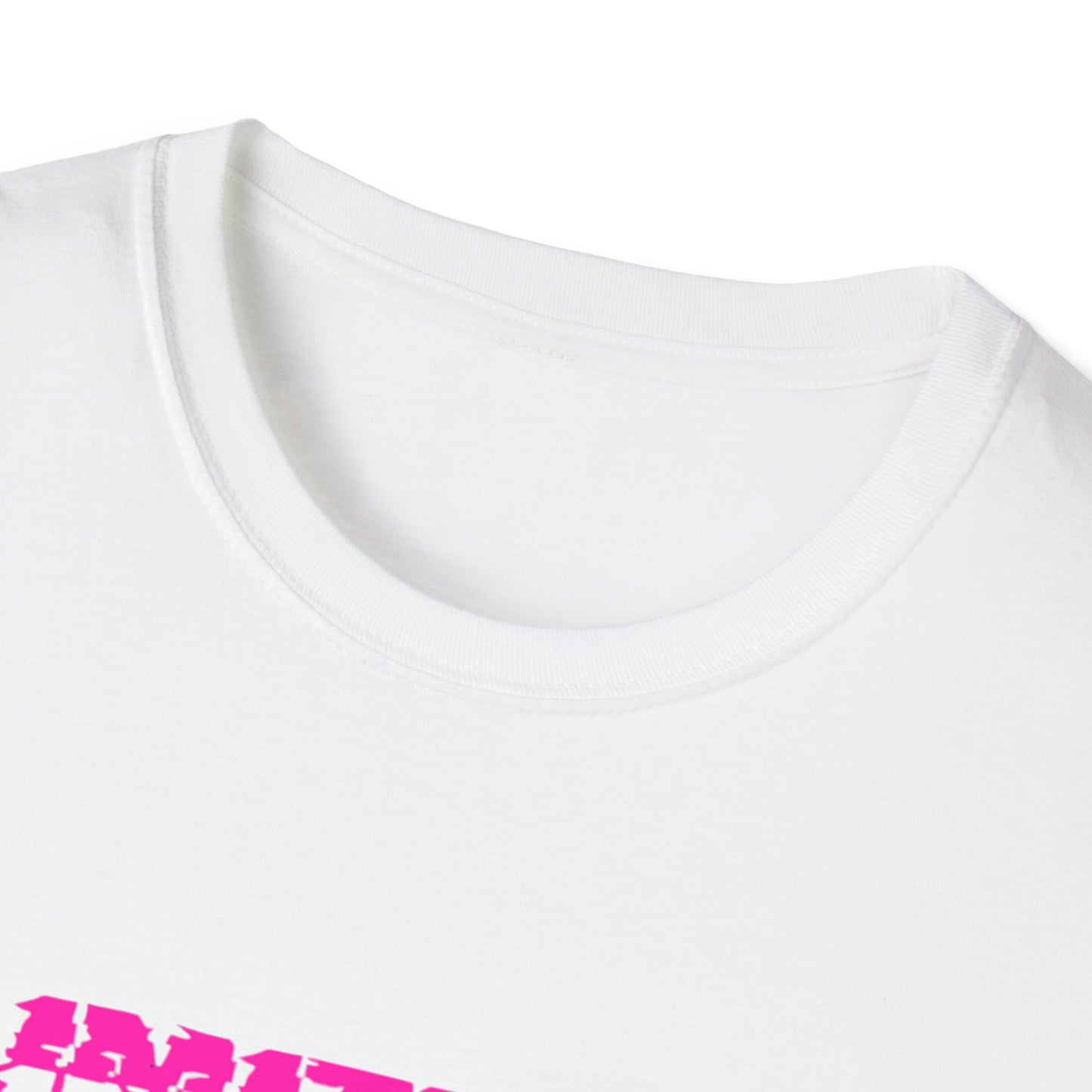 LimitZero Front New Era Glitch Pink Logo Tee