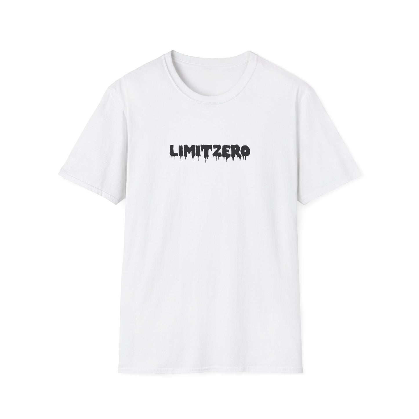 LimitZero Front Black Drip Logo Tee