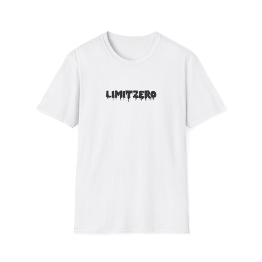 LimitZero Front Black Drip Logo Tee