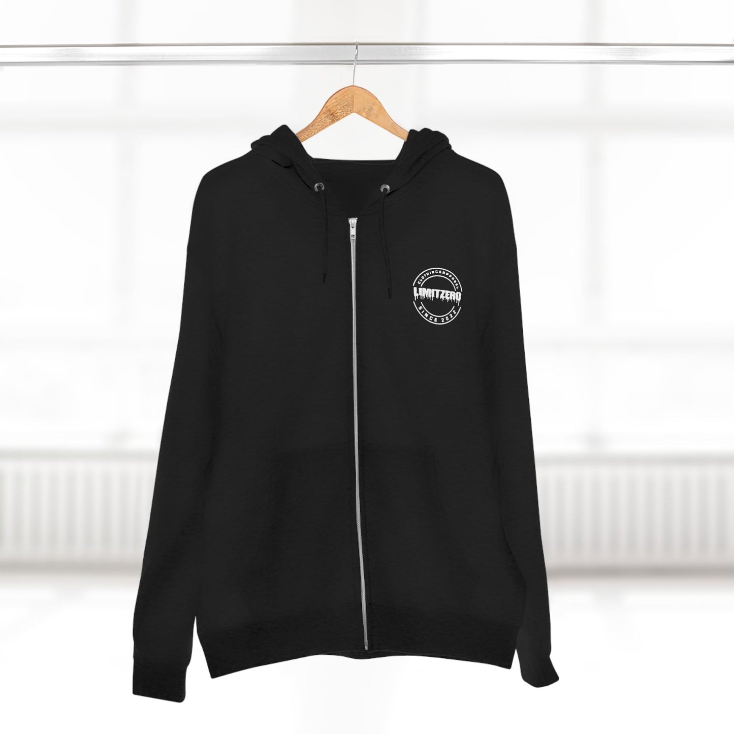 LimitZero New Era Drip Logo Unisex Zip Hoodie (DTG)