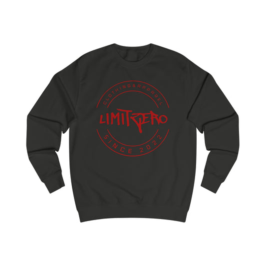 LimitZero Black/Maroon Unisex Sweatshirt