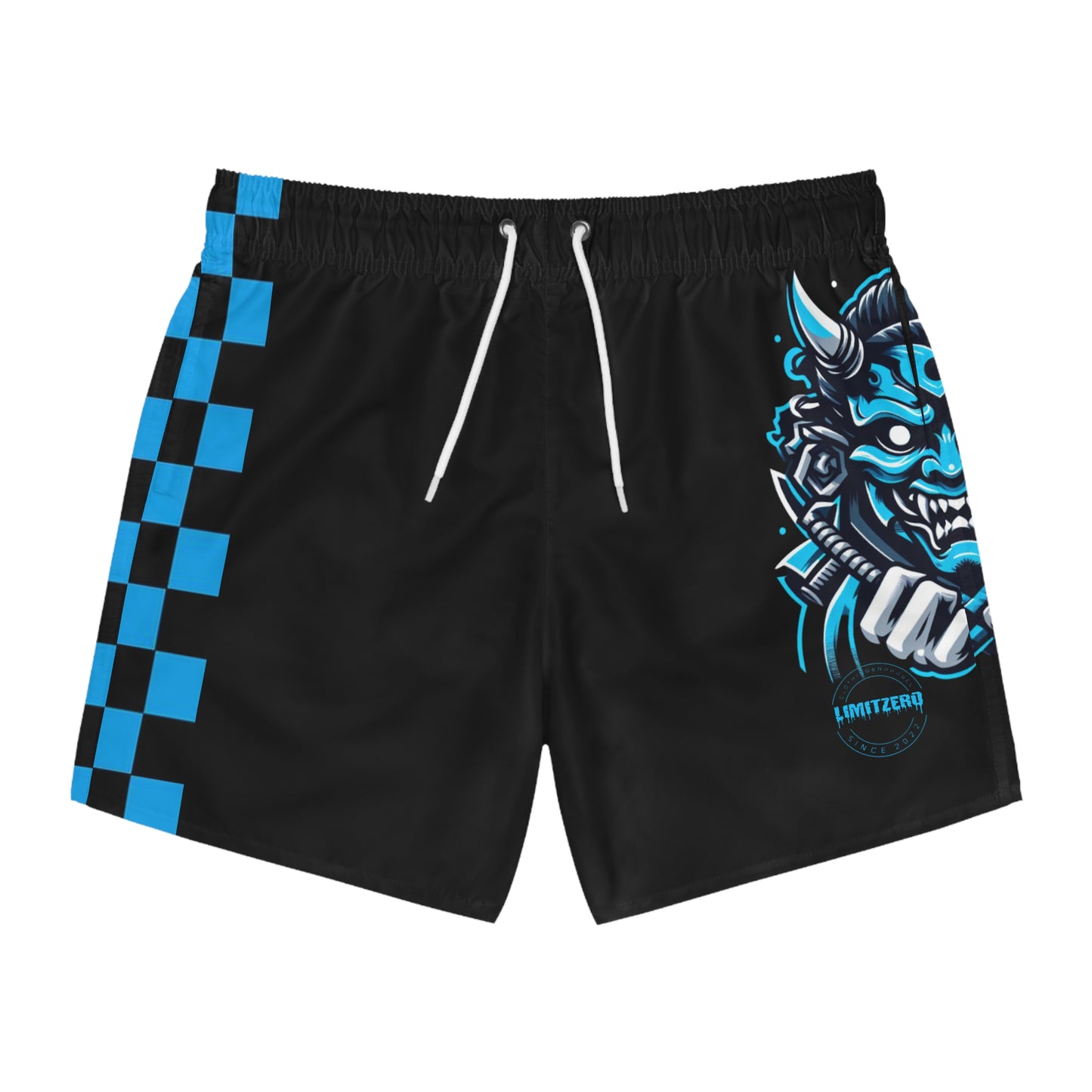 LimitZero Blue hannya Surf Shorts