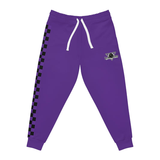 LimitZero Ultra Violet Unisex Checkered Sweatpants