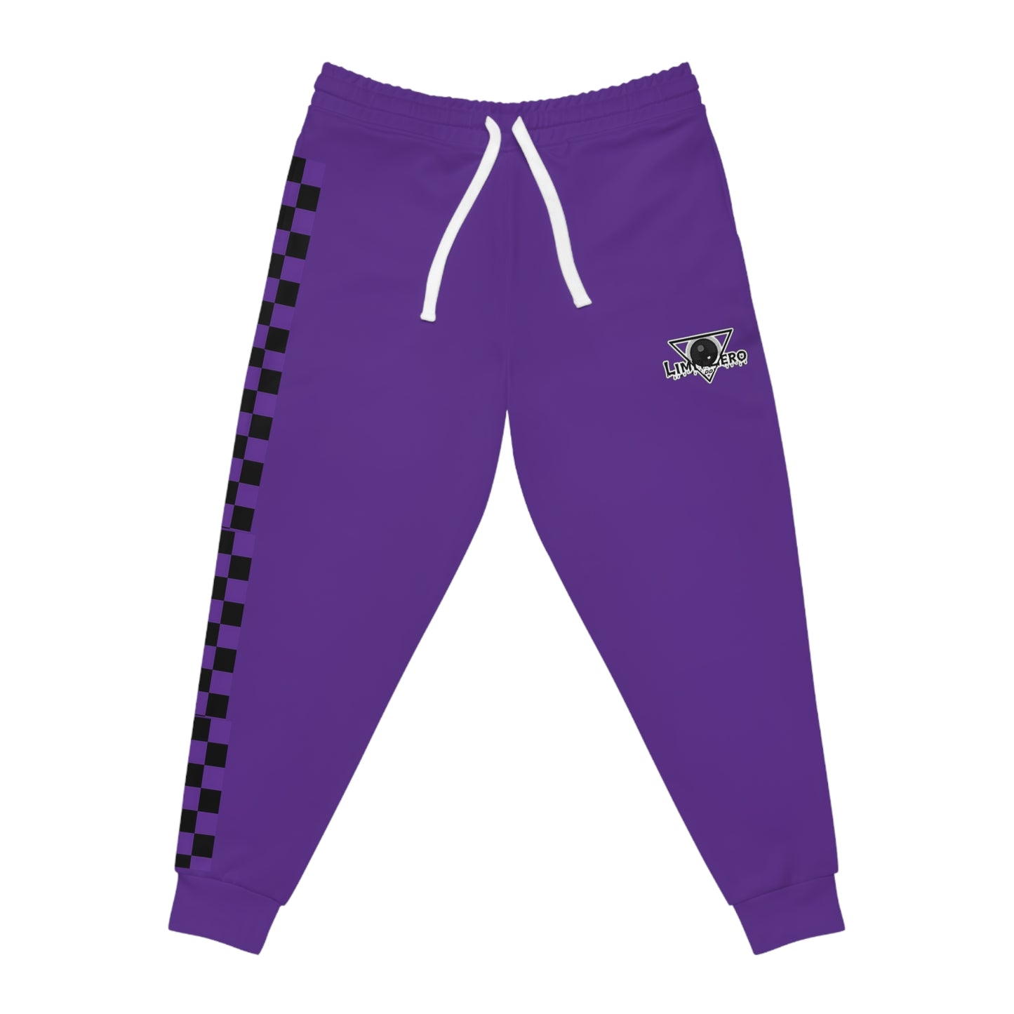 LimitZero Ultra Violet Unisex Checkered Sweatpants