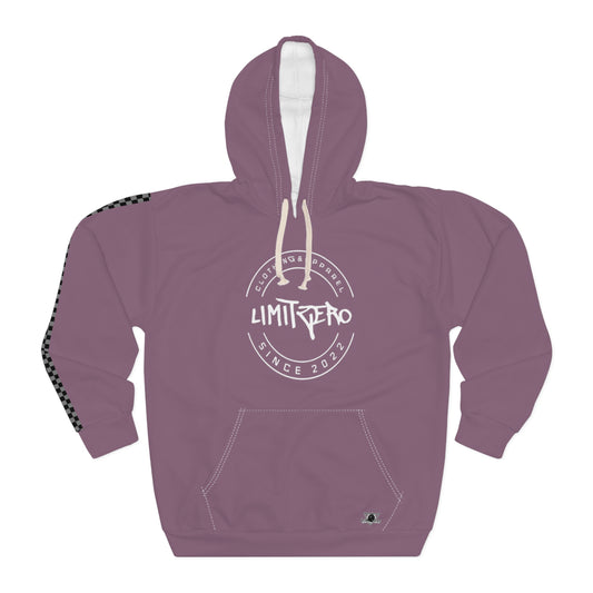 LimitZero Dark Pink Unisex Pullover Hoodie