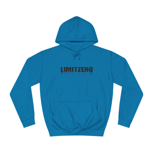 LimitZero New Era Front Curved Drip Logo Unisex Hoodie