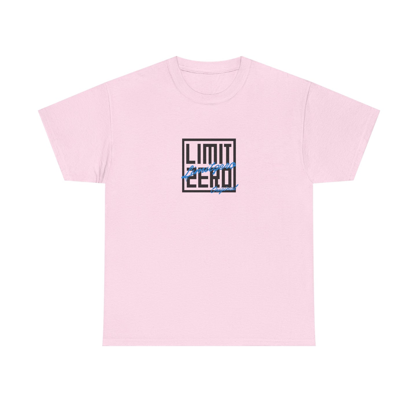 LimitZero Front Signature Box Logo Heavy Cotton Unisex Tee