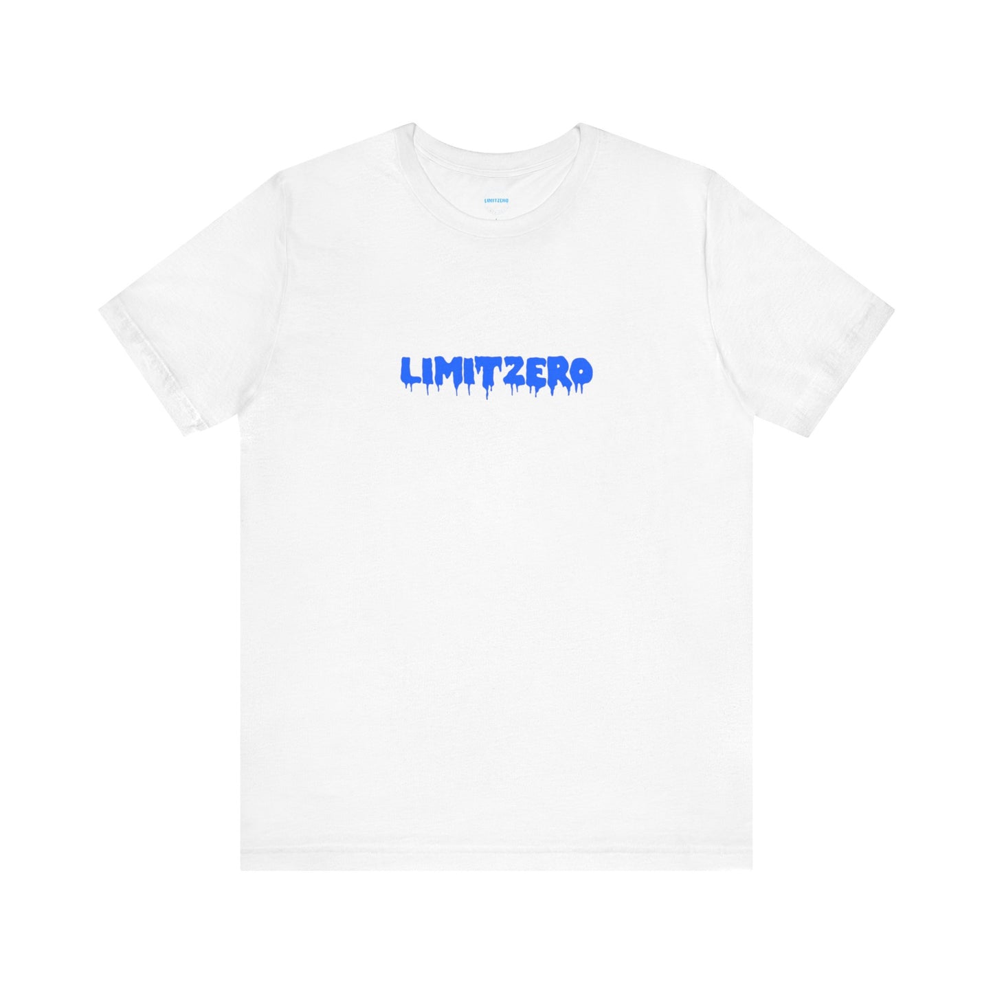 LimitZero Front Blue Drip Logo Tee