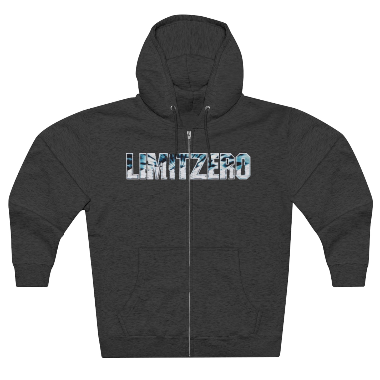 LimitZero TieDye Logo Unisex Zip Hoodie (DTG)