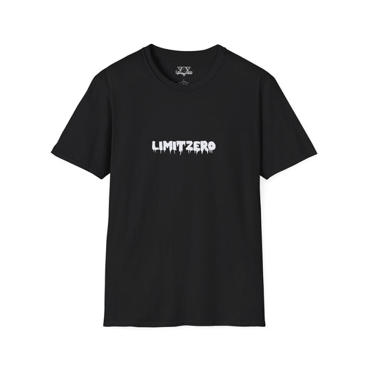 LimitZero Front White Drip Logo T (US Market)