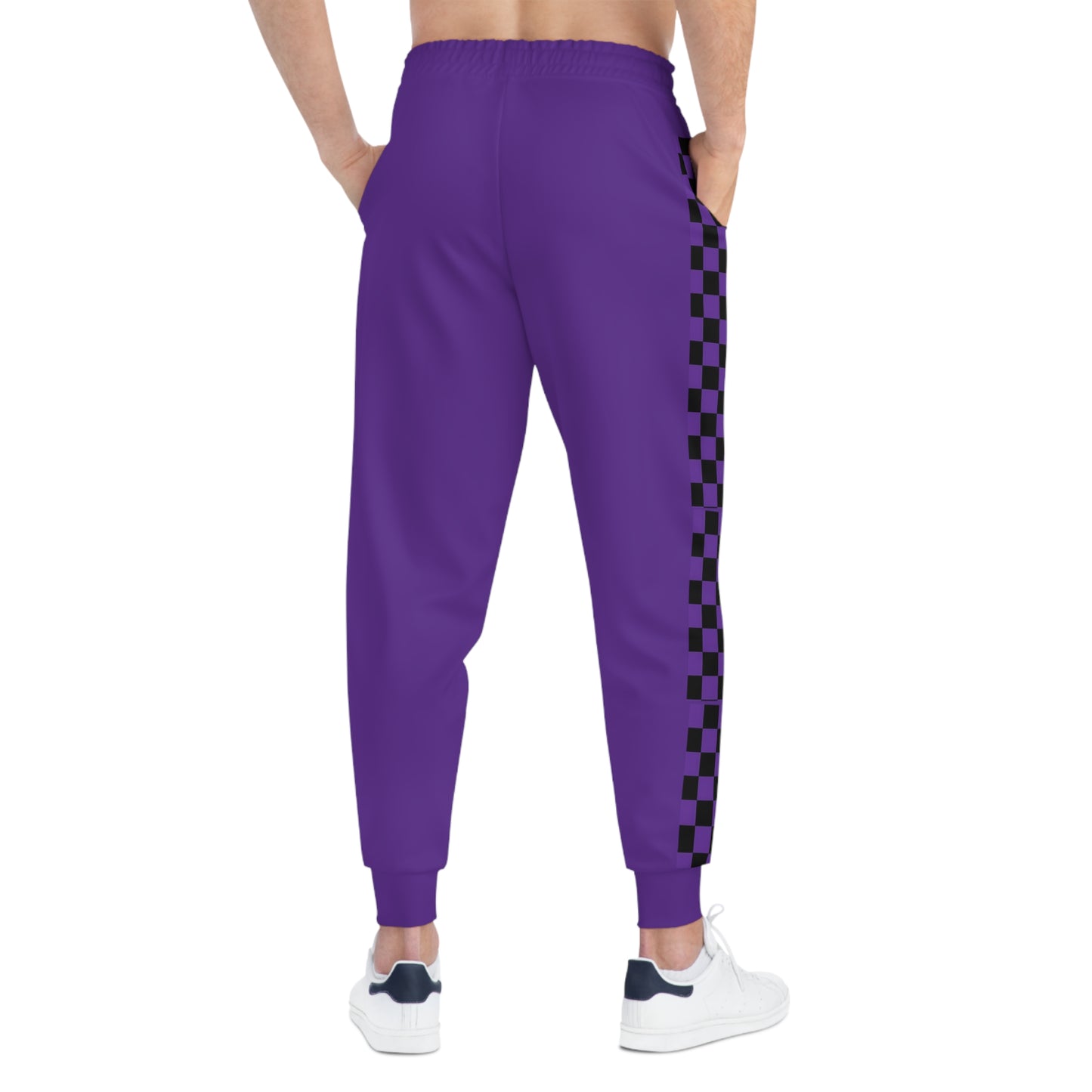 LimitZero Ultra Violet Unisex Checkered Sweatpants