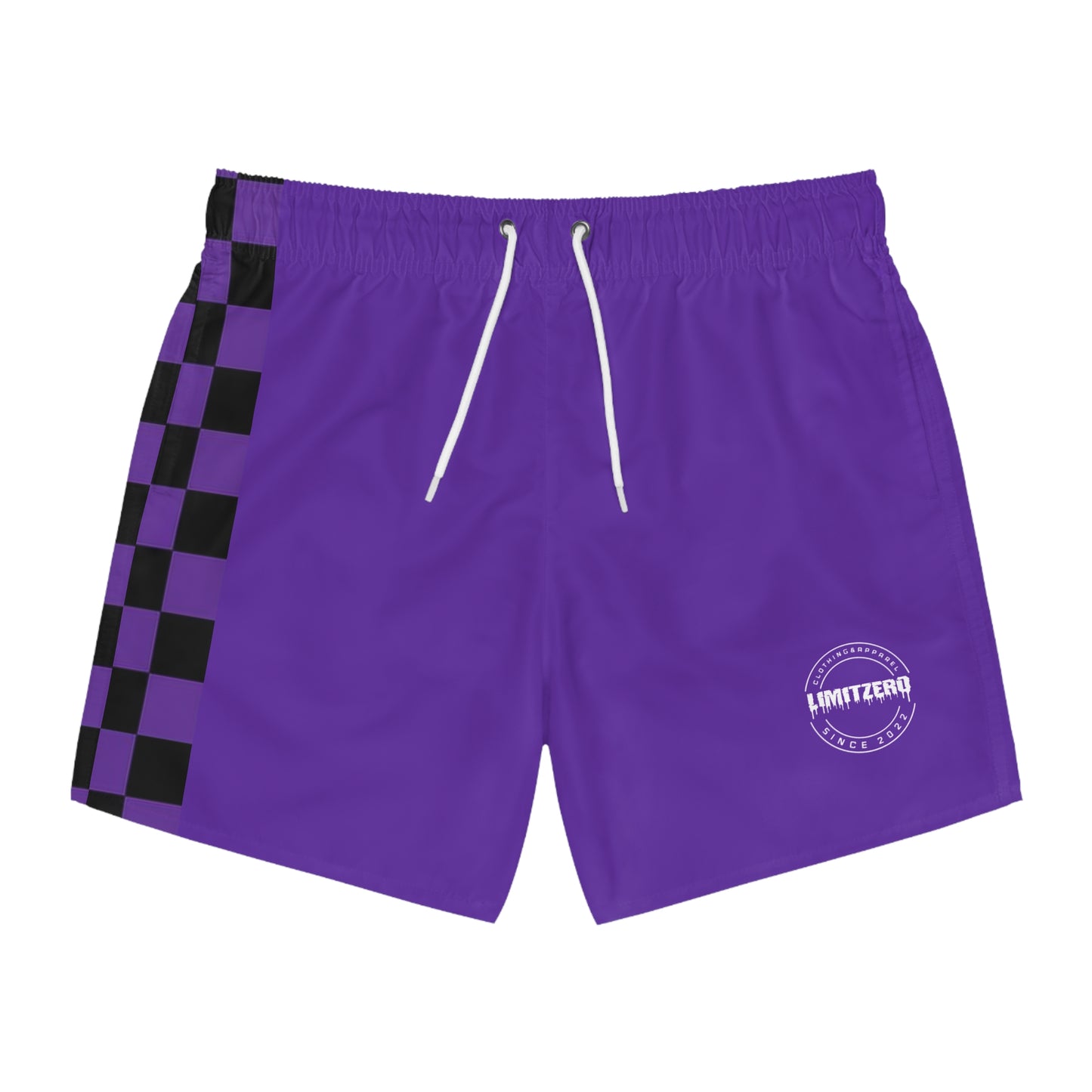 LimitZero checkered Purple Surf Shorts V3
