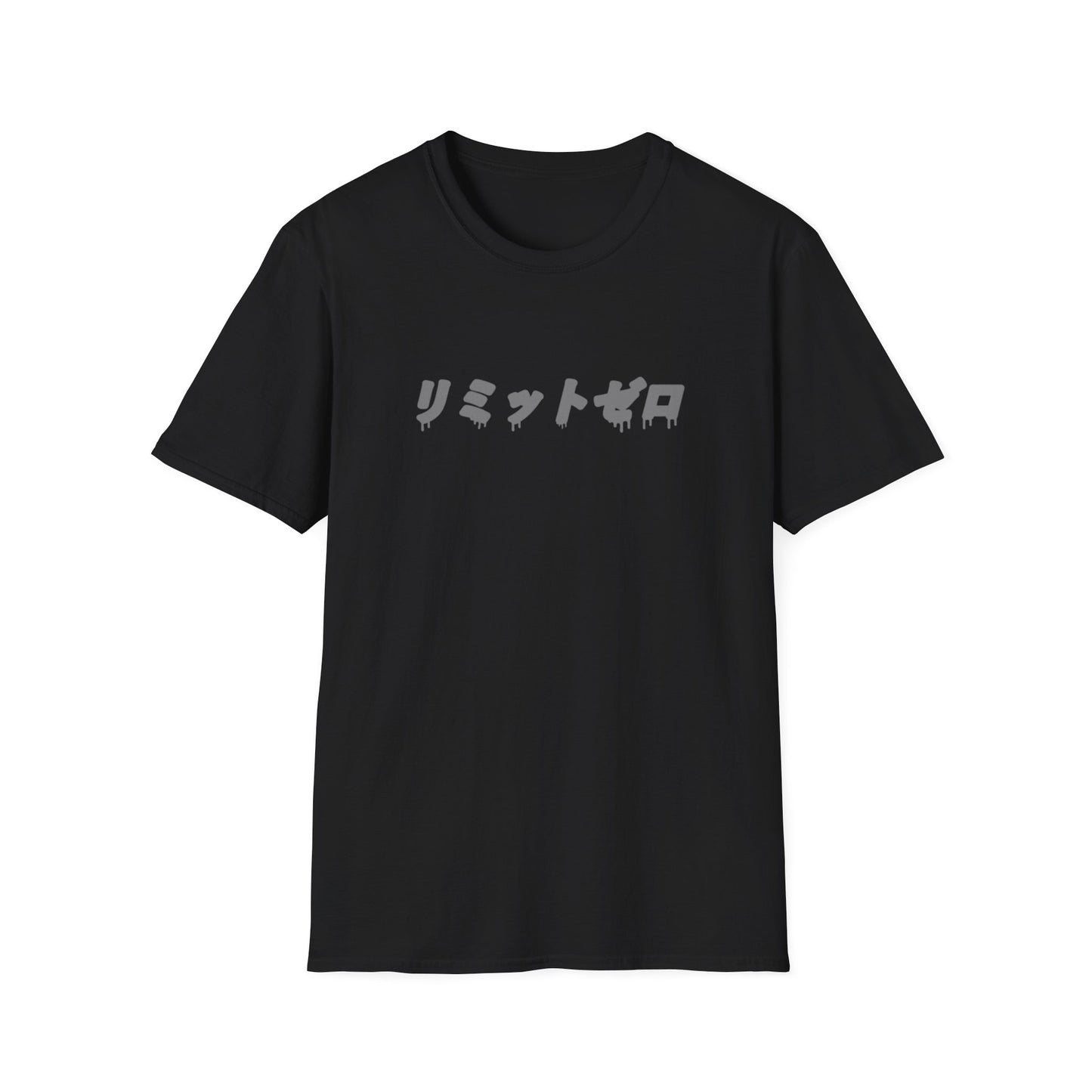 LimitZero Front Grey Japanese Drip Tee